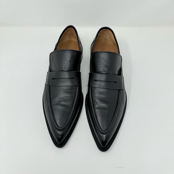 New ATP Atelier Montazzoli Penny Loafer Black Nappa Sz 11 - Picture 12 of 16